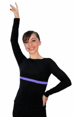 Boat Neck Longsleeve Fitted Top