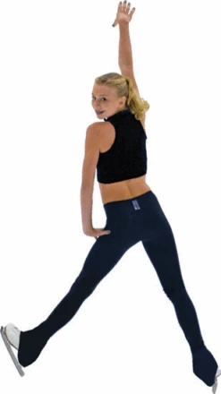 All Black 3" Waist Band Skate Pants P22