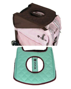 Zuca Seat Cushion Brown/Turquoise